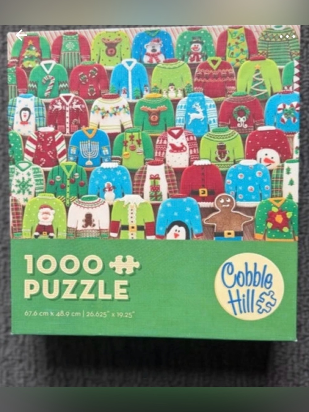 Cobble Hill Ugly Sweaters 1000-Piece puzzle